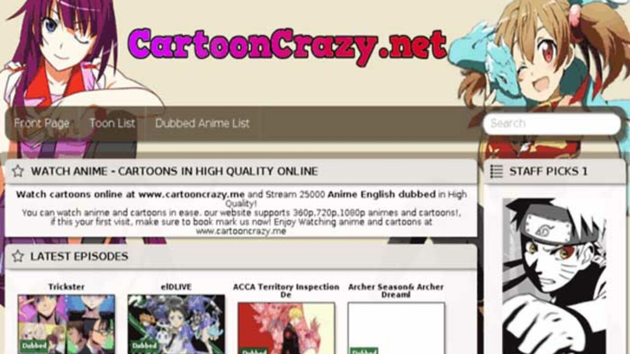 CartoonCrazy: Best Free Similar Sites To Watch Anime In 2022