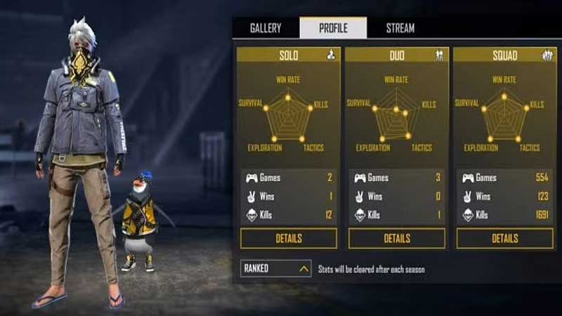 Dejavu FF's Free Fire ID, stats, rank, guild, and more