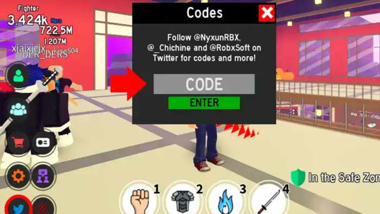 ALL 15 FREE 100,000 CHIKARA CODES IN ROBLOX ANIME FIGHTING