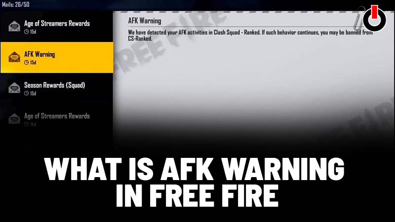 What Is Afk Warning In Garena Free Fire Royal Battle Survival Answered - afk bot roblox