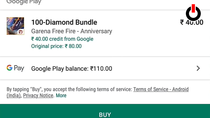 How To Redeem 40rs Google Play Credit To Buy Free Diamond In Free Fire 