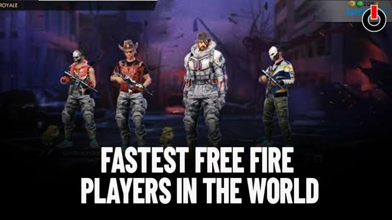 Top 7 Fastest Free Fire Players In The World February 22