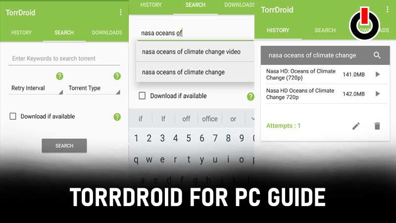 TorrDroid For PC Guide
