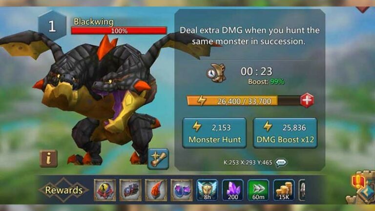 lords mobile monster hunt