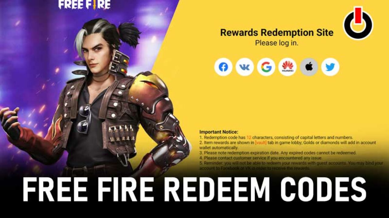 Free Fire Redeem Code Today 12 April 21 India Indonesia Server