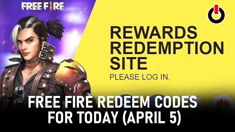 Free Fire Redeem Code List For Today 5 April 2021 How To Redeem Ff Reward Codes