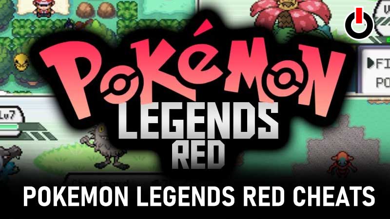 Pokemon legends Red cheats