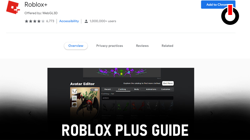 roblox plus google chrome extension