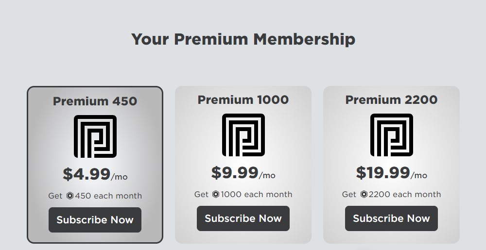 how to subscribe to roblox premium