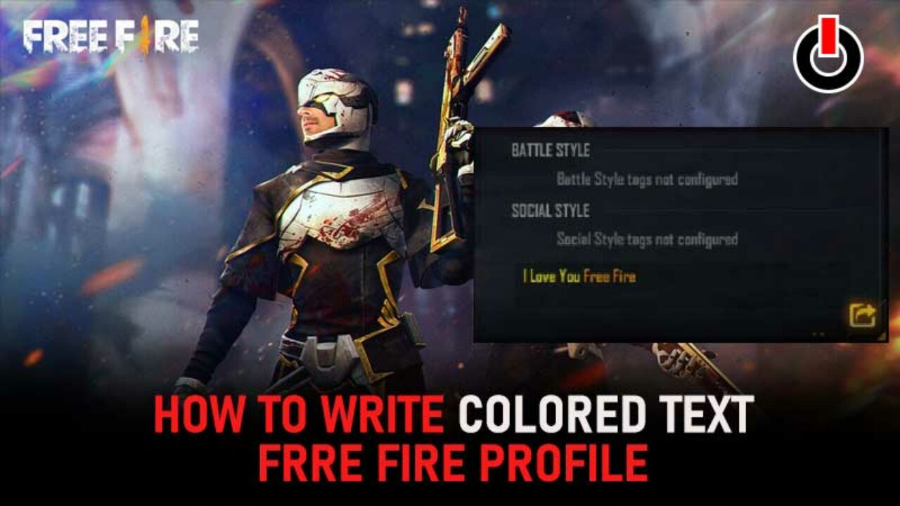 How To Write Colored Text In Free Fire Profile All Signature Colour Codes