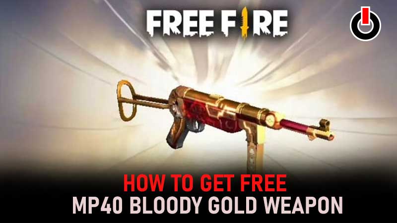 MP40 Bloody Gold Weapon