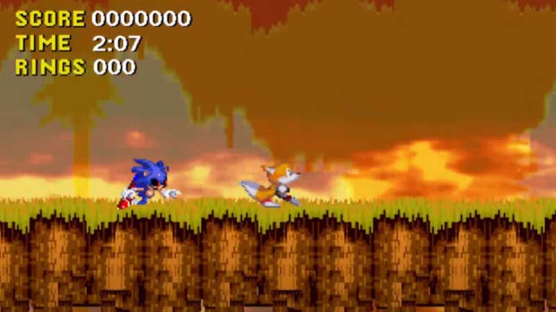 sonic exe game no download