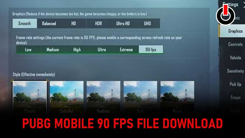 pubg mobile 90 fps file download