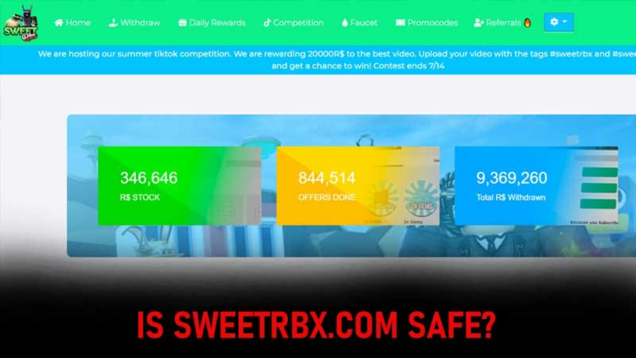 Free robux sweetrblx.com Free Robux