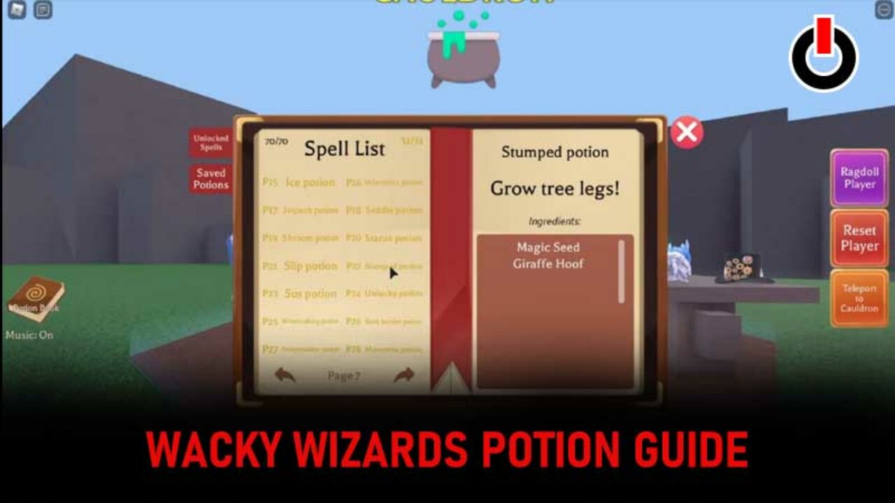 Wacky Wizards Ingredients List and How To Get Them