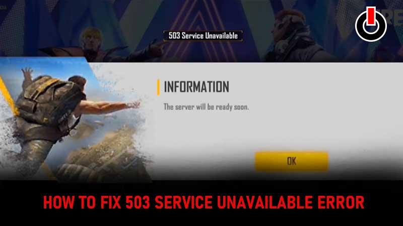 Free Fire 503 Service Unavailable Error Fix Guide