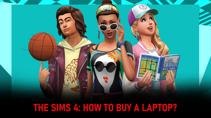 buy a laptop in The Sims 4