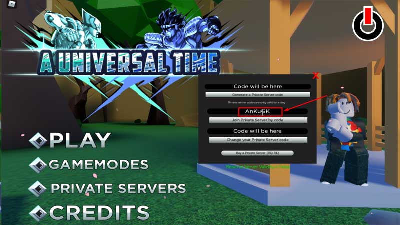 Roblox A Universal Time AUT Private Server Codes (December 2023)