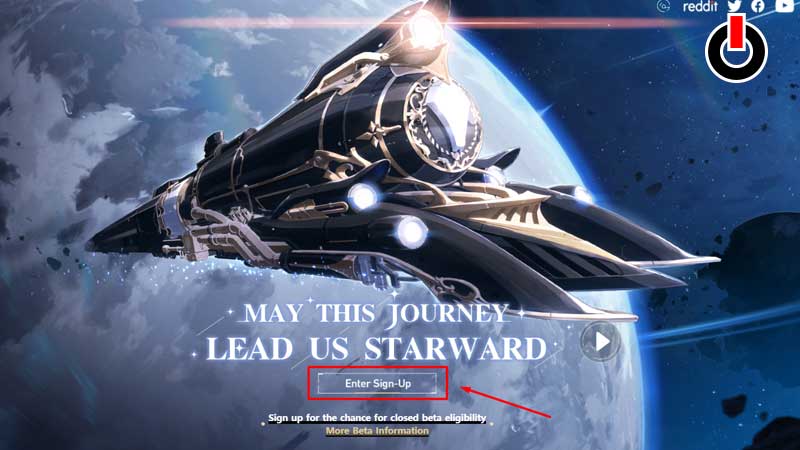 honkai: star rail closed beta sign up