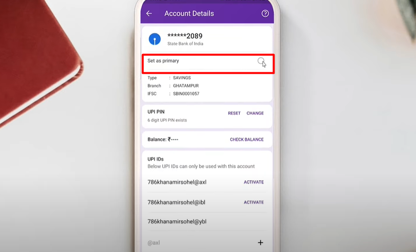 how-to-change-primary-bank-account-in-phonepe