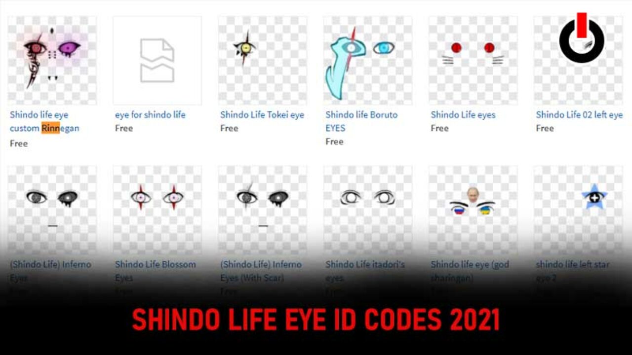 Shindo Life Eye Id Codes List Wiki January 2022