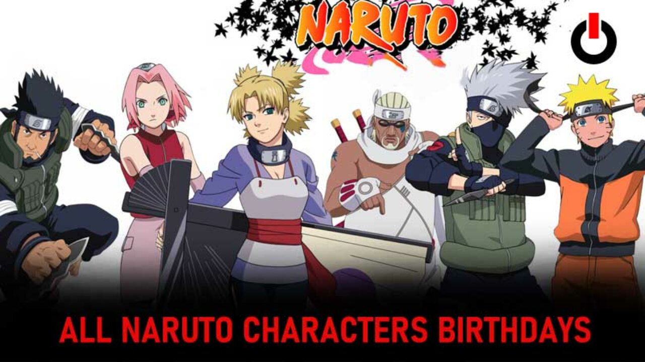 Here Are the Birthdays of All Your Favorite 'Naruto' Characters