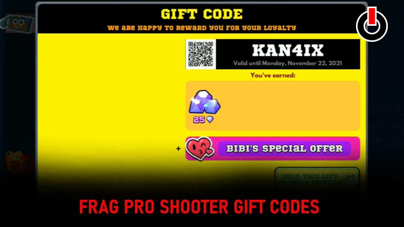 Frag Pro Shooter Gift Codes