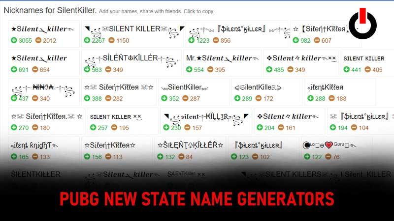Name generator pubg PUBG Stylish