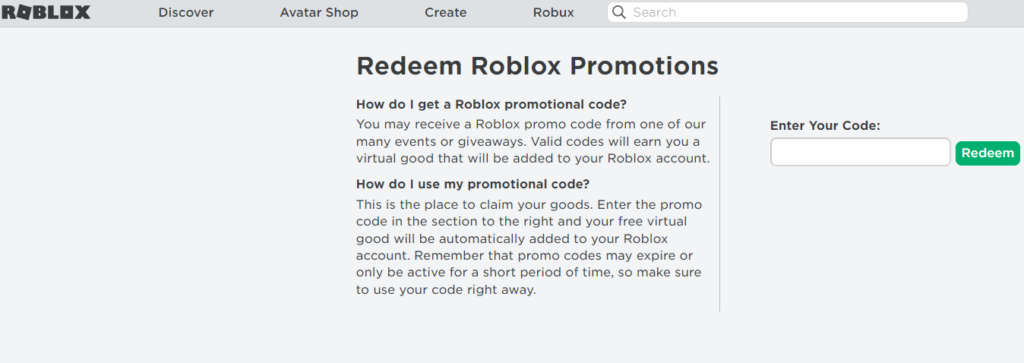 redeem roblox codes
