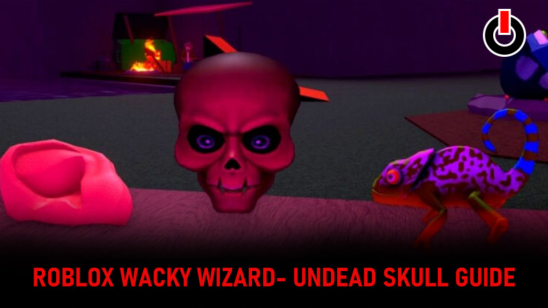 Undead skull in Wacky Wizard
