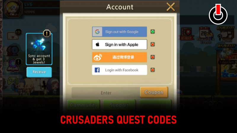 Crusaders Quest Codes 2021