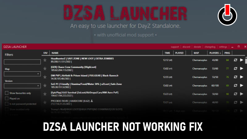 DZSALauncher - An easy to use launcher for DayZ Standalone