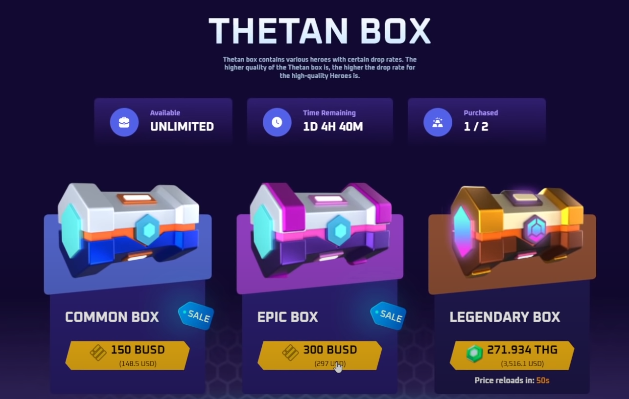 Thetan Arena Box
