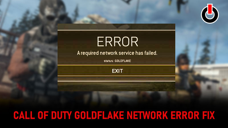 COD GOLDFLAKE network error fix