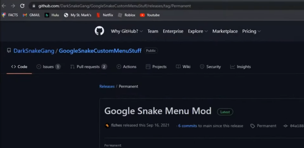 GitHub - DarkSnakeGang/GoogleSnakePudding: A mod that adds custom visuals  to Google Snake.