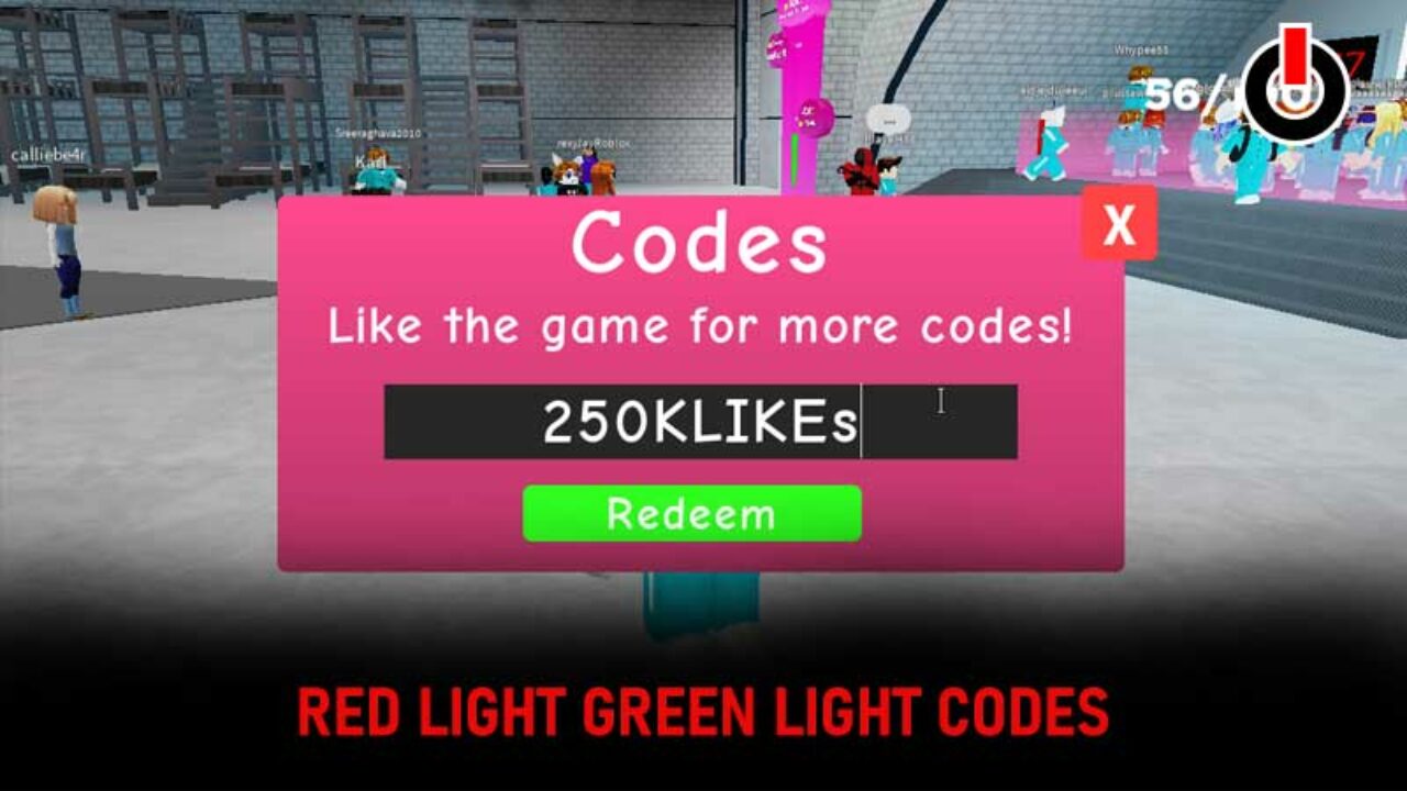 Red Light Green Light Codes Roblox - December 2023 