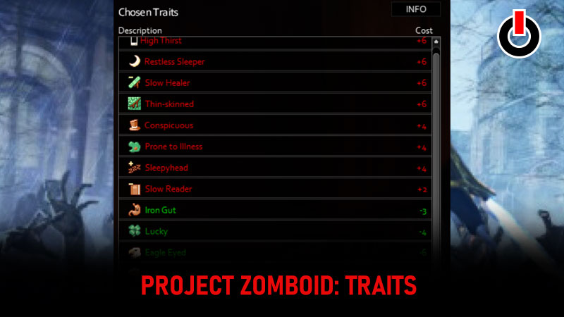 project zomboid traits tier list