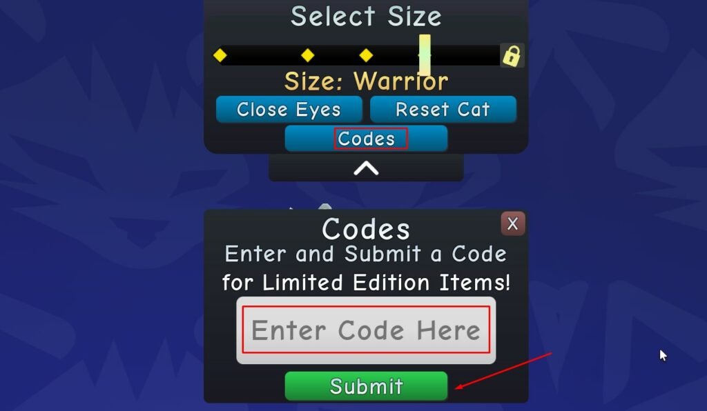 Codes for Warrior Cats Ultimate Edition {Dec} Updated!