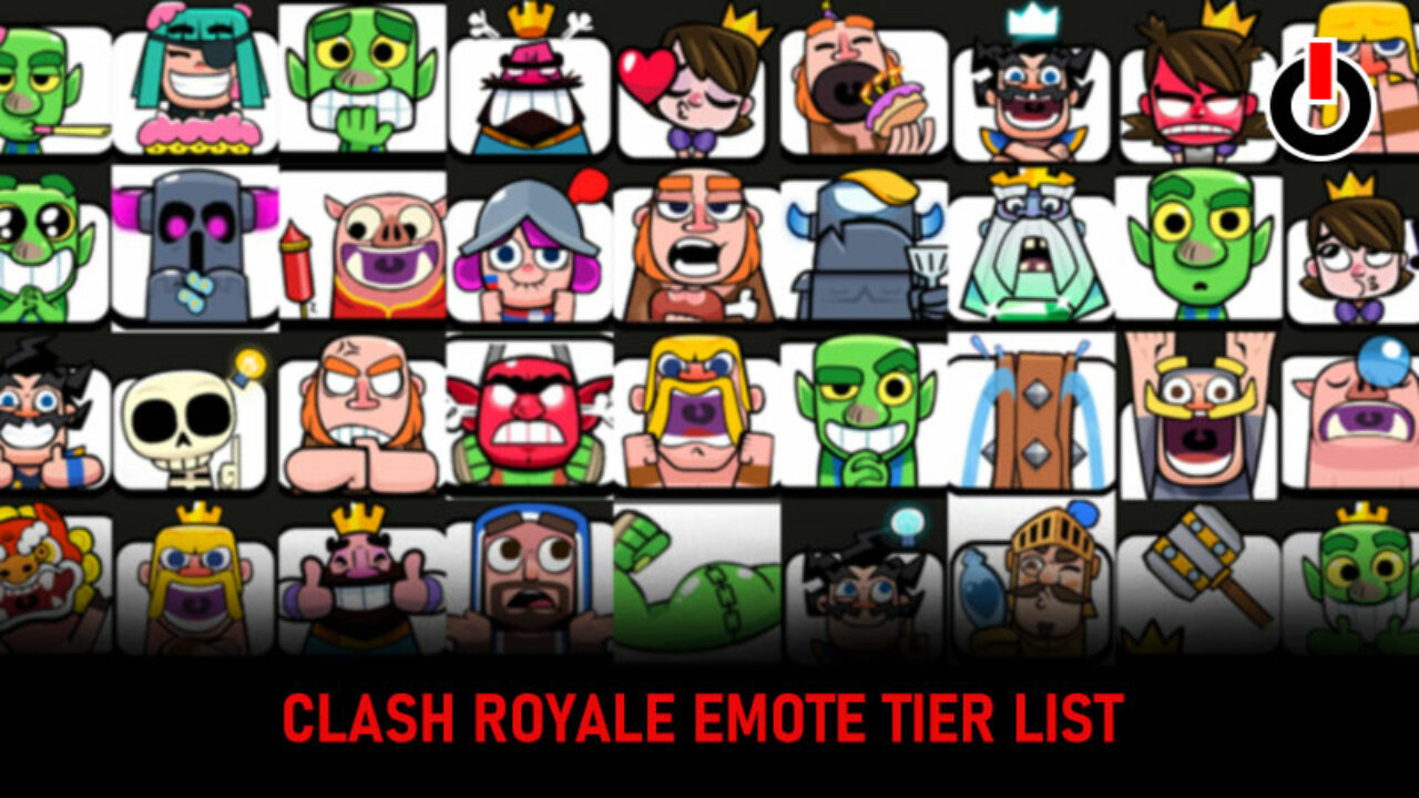 All King emotes in Clash Royale 