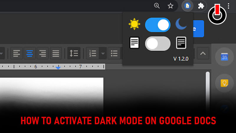 how to put dark mode on google docs chromebook