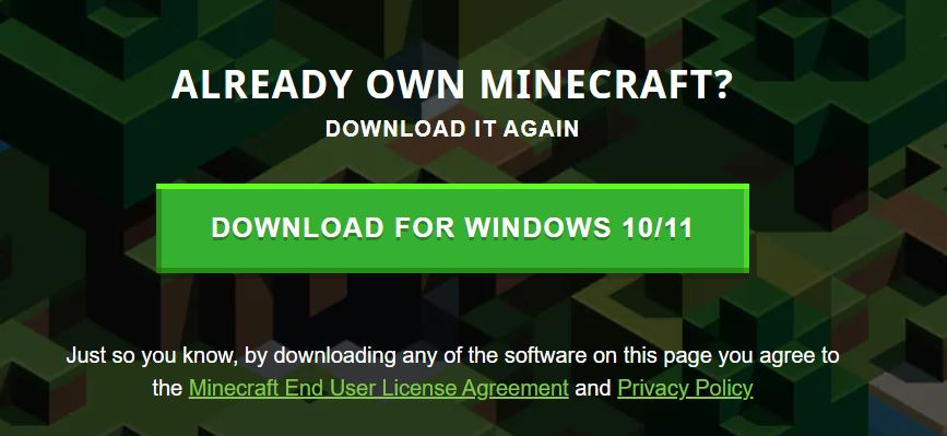 Minecraft Windows