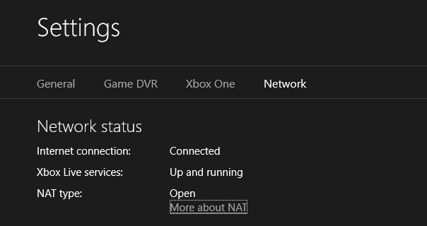 NAT Type Xbox Party Chat Down