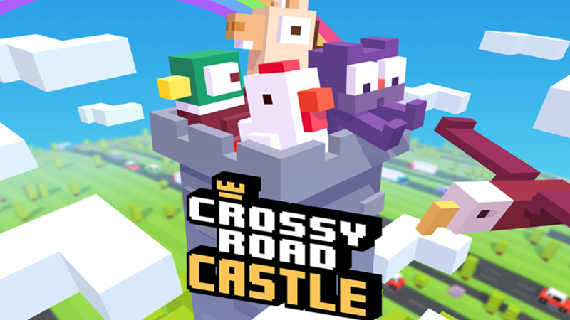 crossy road castle new tower