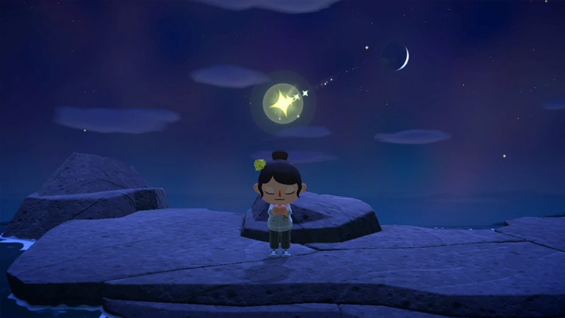 Catch Shooting Stars In Animal Crossing H2 