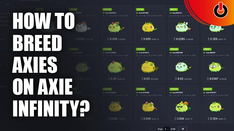 How To Breed Axies on Axie Infinity?