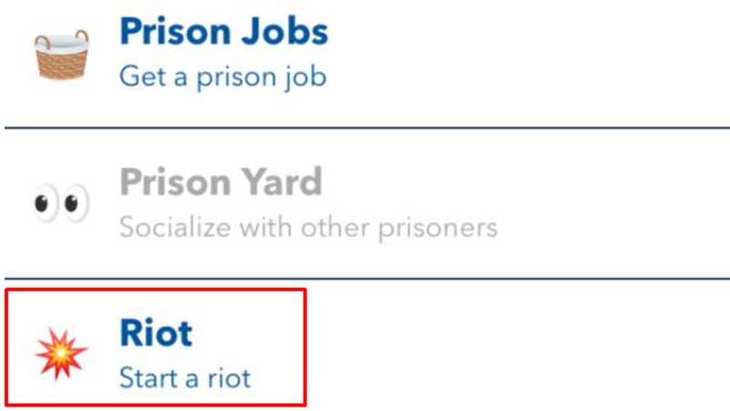 bitlife escape prison riot
