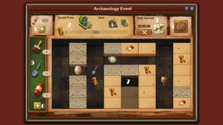 forge of empires archaeology event quests