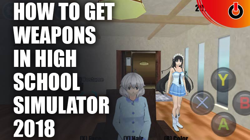 where to get weapons in high school simulator 2018