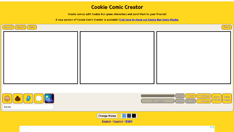 Cookie run comic creator