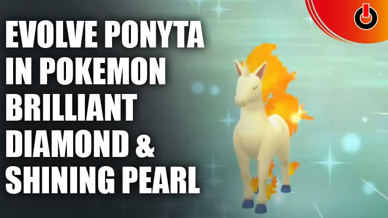 evolve ponyta pokemon bdsp